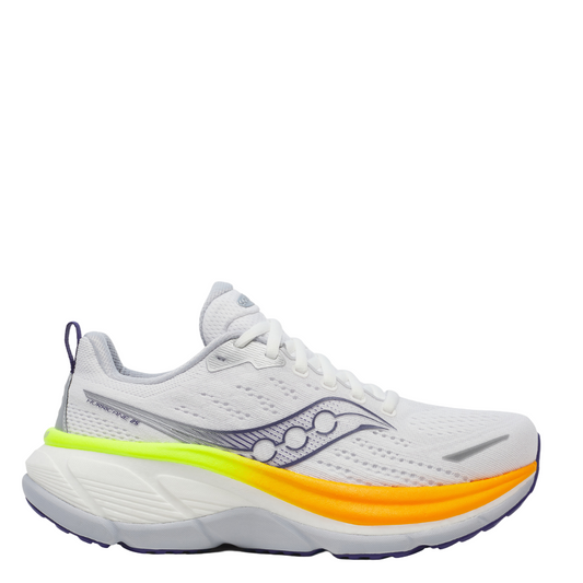 Saucony Women's Hurricane 25 Running Shoes in White-Frigid - Online Exclusive
