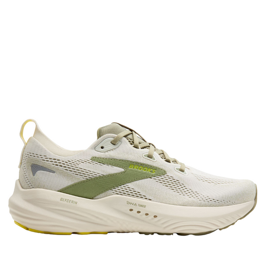 Brooks Men's Glycerin 22 Running Shoes in Coconut/Tea/Blazing Yellow AW25