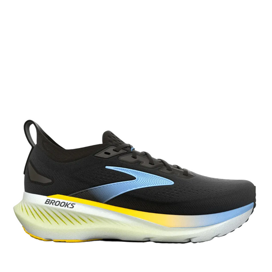Brooks Men's Glycerin GTS 23 Running Shoes in Black/Cyber Yellow/Nightlife AW26