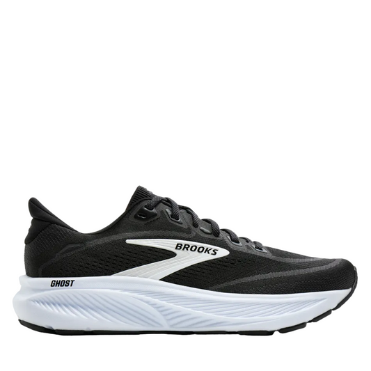 Brooks Men's Ghost 18 Running Shoes in Black/Grey/White AW26