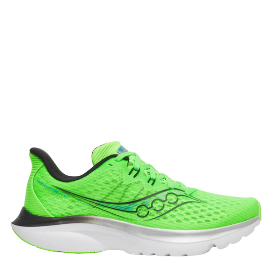 Saucony Men's Kinvara 16 Running Shoes in Slime/Black- Online Exclusive