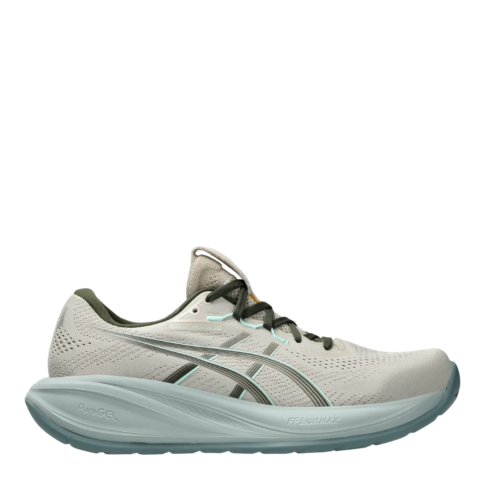 ASICS Men's CEL-CUMULUS 28 Running Shoes in Simply Taupe/Vintage Khaki AW26