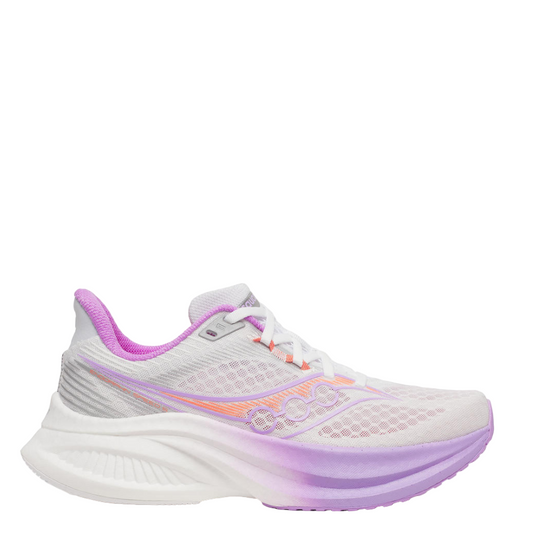 Saucony Women's Endorphin Speed 5 Running Shoes in White/Crocus - Online Exclusive