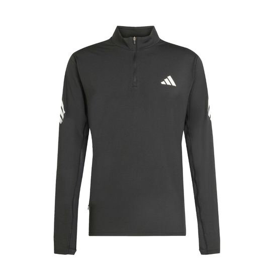 adidas Men's Adi365 Long Sleeved Zip Top in Black AW26