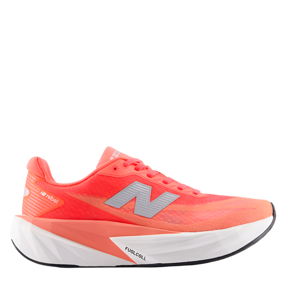 Fuelcell Rebel V5 Running Shoes Urgent Red White Silver AW25