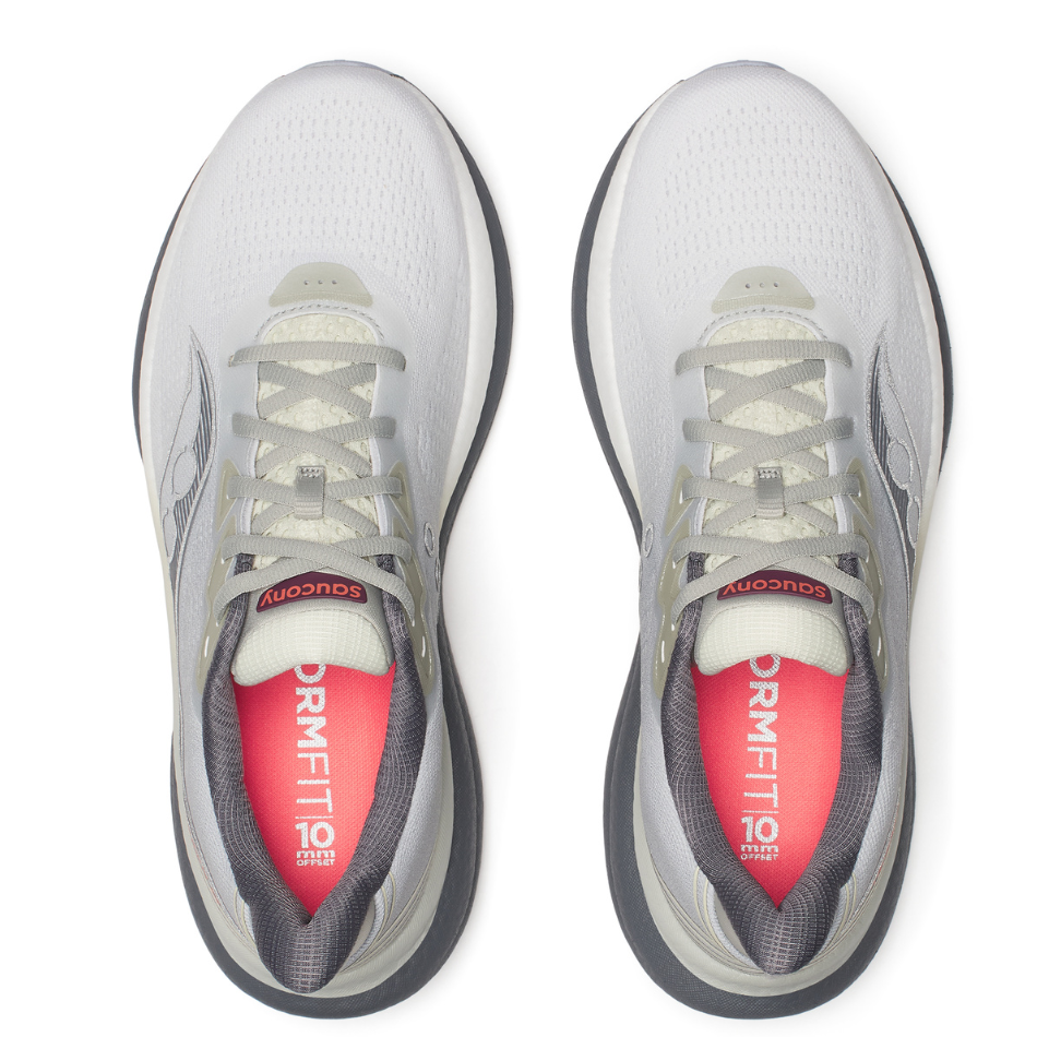 Saucony Men's Triumph 23 Running Shoes in Grey/Shadow - Online Exclusive