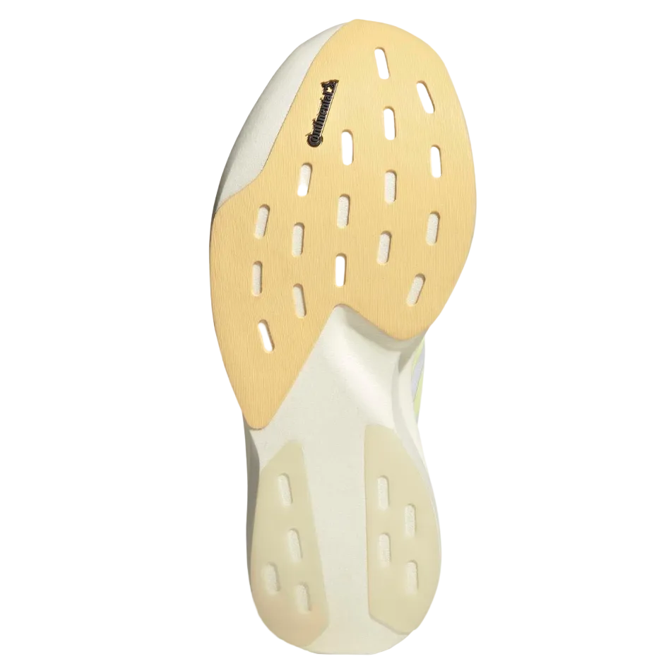 adidas Women's Adizero Evo SL Woven Running Shoes in FTWR White/Ice Tangerine/Off White AW26