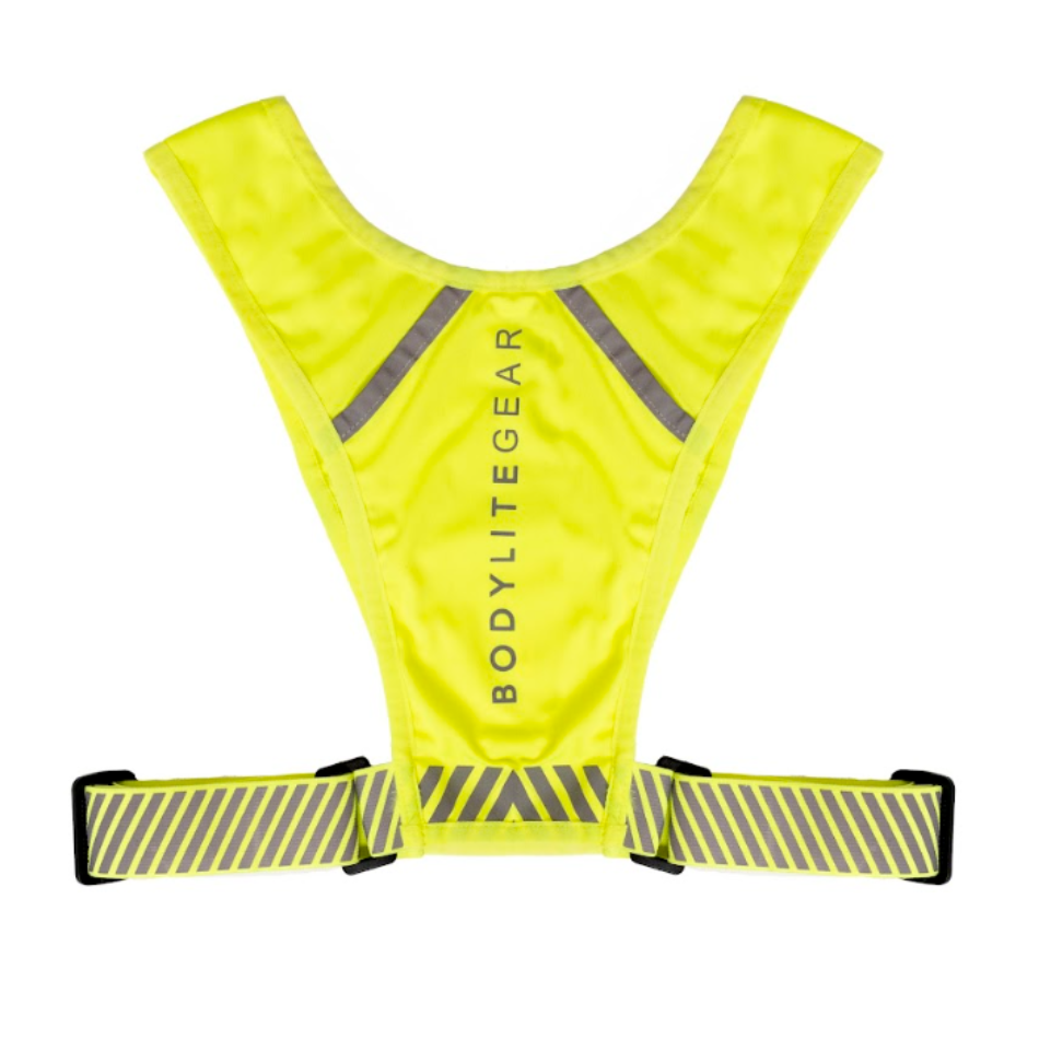 BodyLite Gear Phone Holder Vest in Neon Yellow