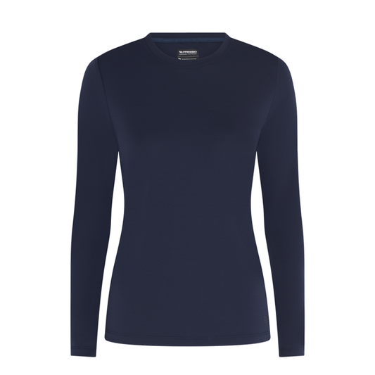 Pressio Women's Sustain Long Sleeved Top in Navy AW25