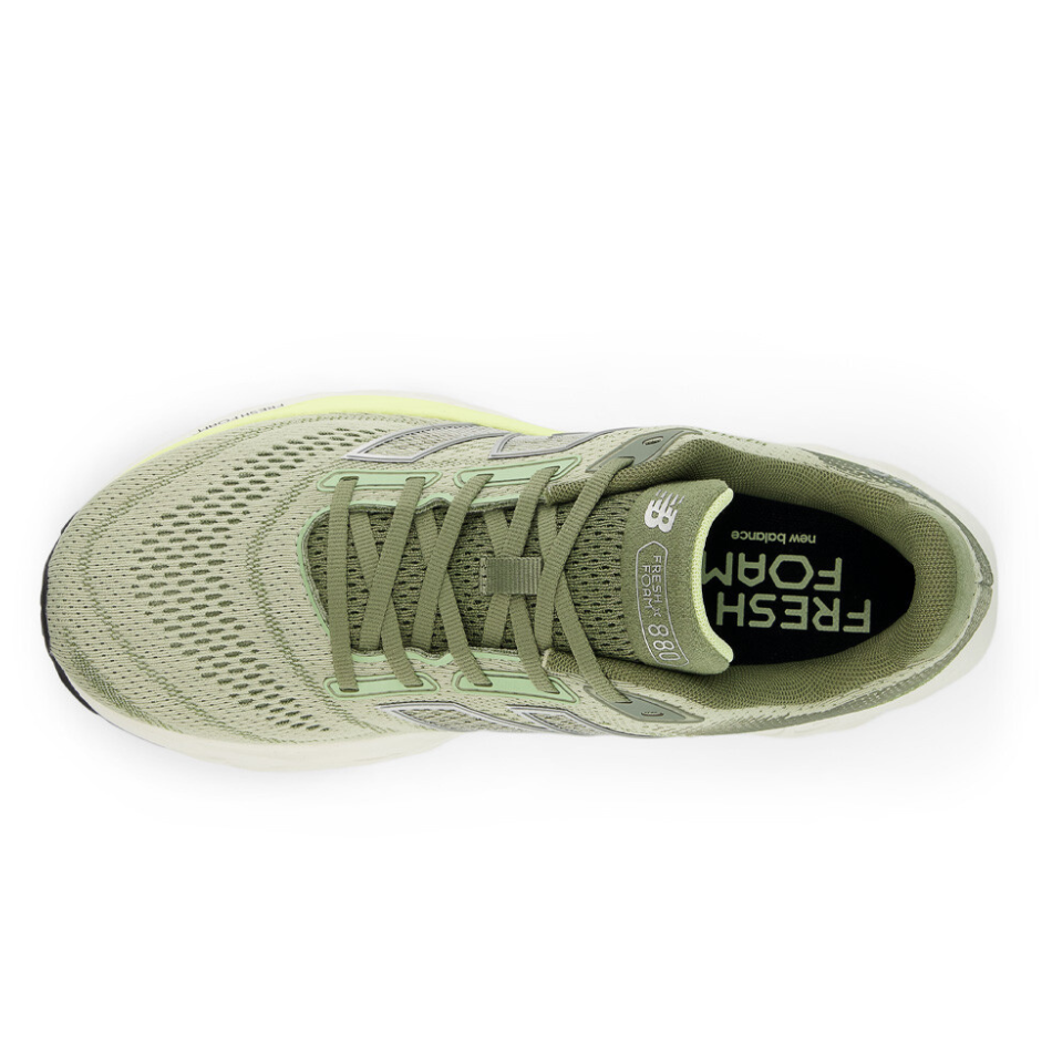 New Balance Men's Fresh Foam X 880 v14 Running Shoes in olivine/silver metallic/limelight AW24