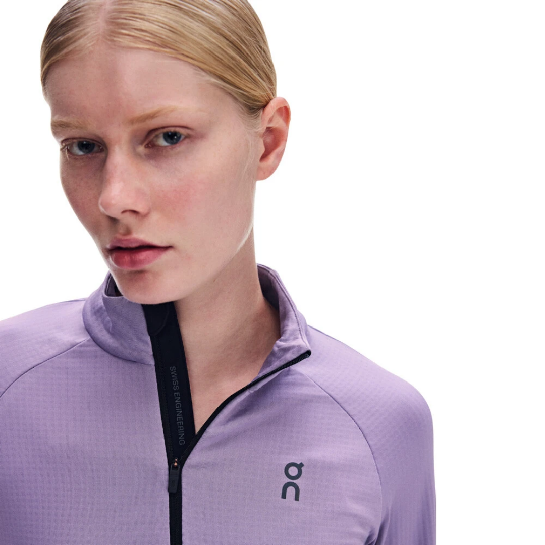 On Women's Climate Shirt in Mallow AW26