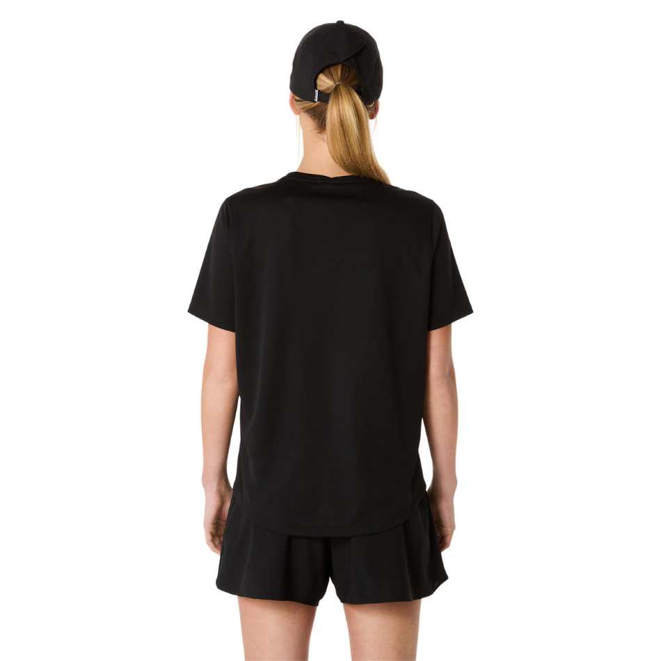 ASICS Women's Core Short Sleeved Top in Performance Black AW26