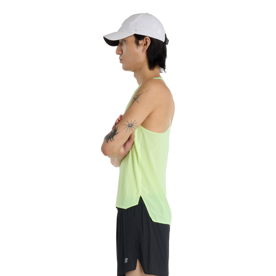 New Balance Men's Race Day Ultralight Singlet in Afterglow SS26