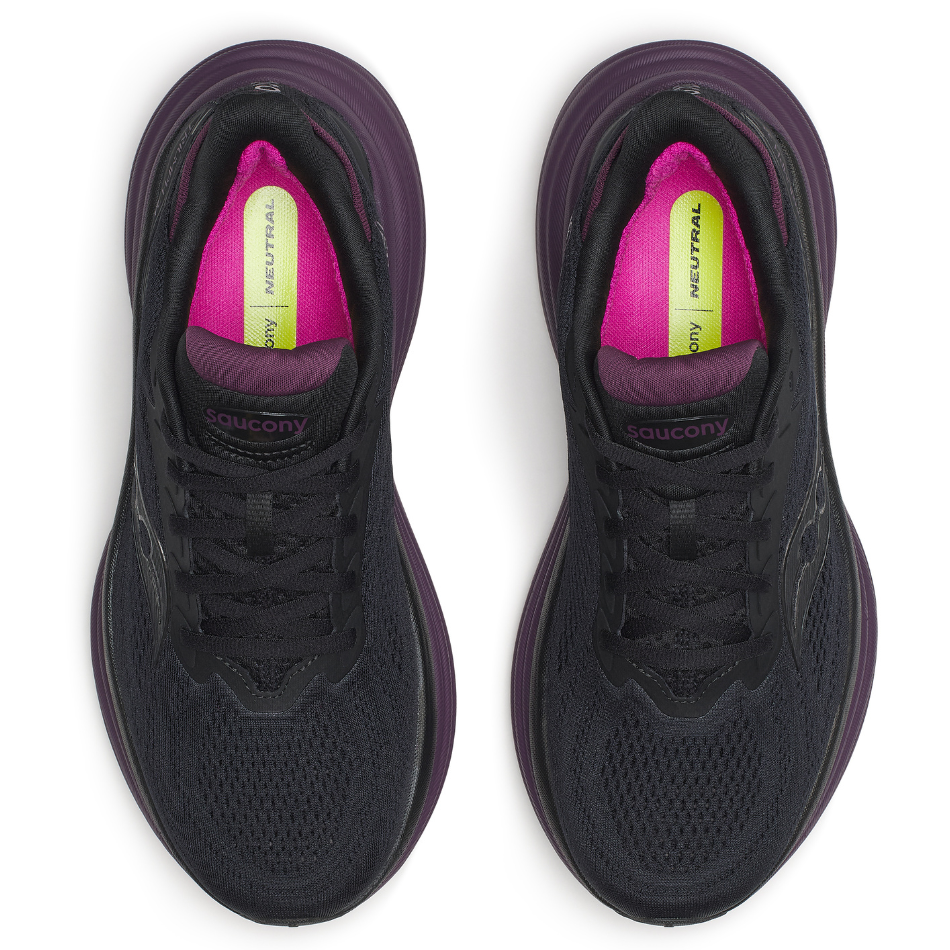 Saucony Women's Triumph 24 Running Shoes in Black/Syrup AW26