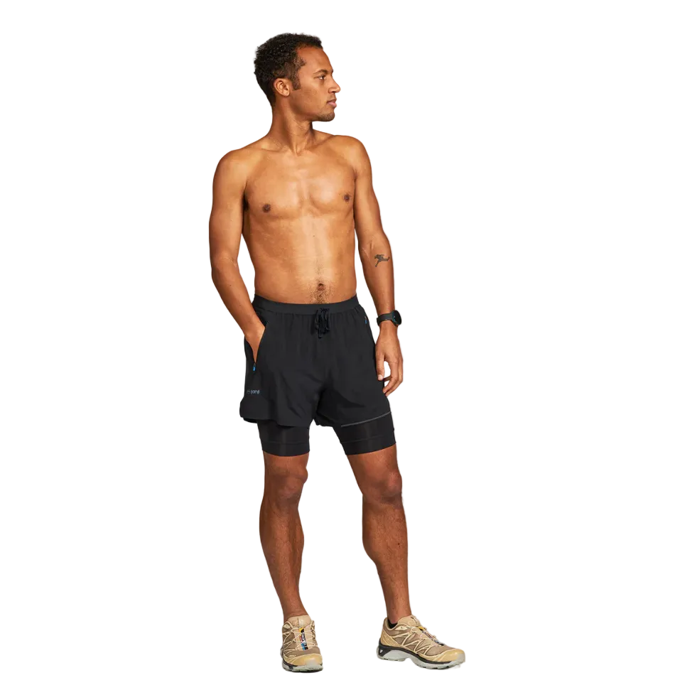 Janji Men's 5" AFO Middle Short Ultra 2-in-1 in Midnight SS26
