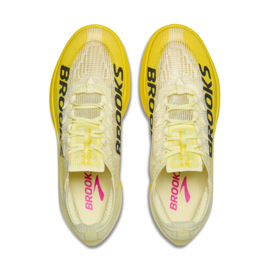 Brooks Unisex Hyperion Elite 5 Running Shoes in Luminary/Yellow/Gray SS26