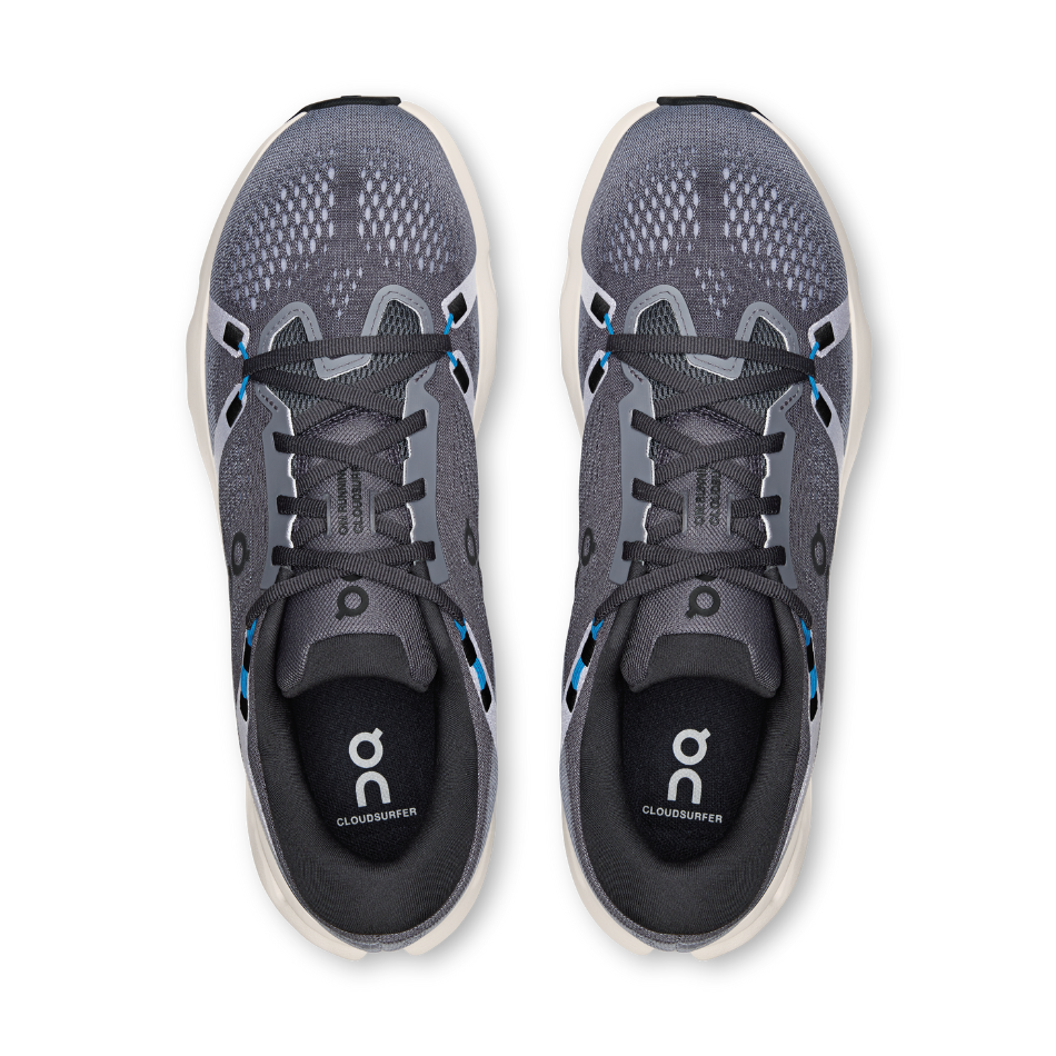 On Men's Cloudsurfer 2 Running Shoes in Black/Malibu AW25