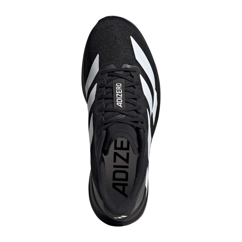 adidas Men's Adizero Evo SL Running Shoes in Core Black/Cloud White/Core Black SS26