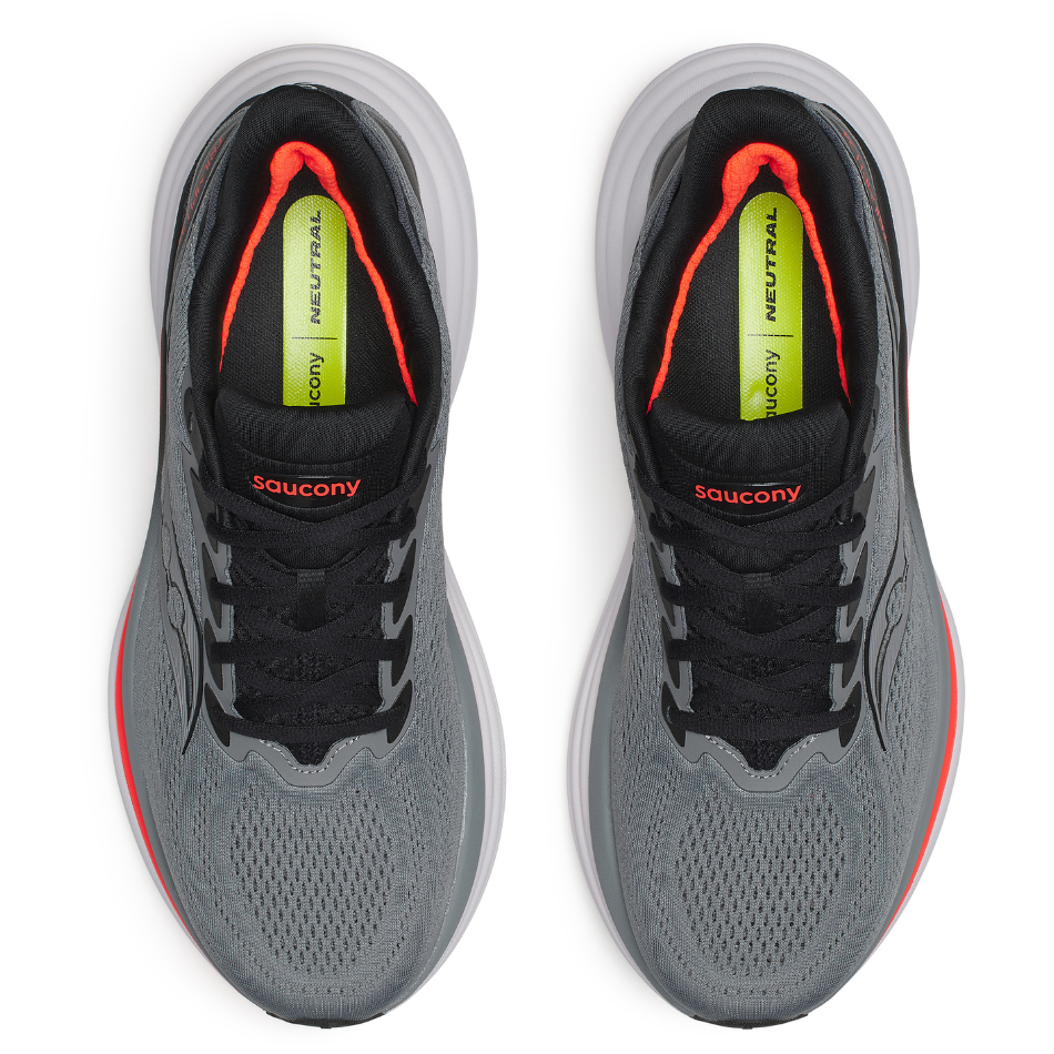 Saucony Men's Triumph 24 Running Shoes in Cinder Black AW26