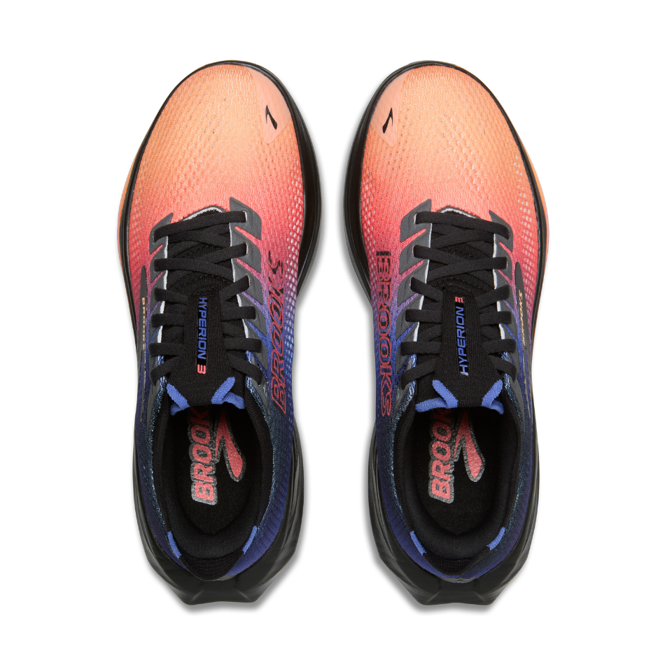 Brooks Women's Hyperion 3 Running Shoes in Blue/Coral/Papaya SS26