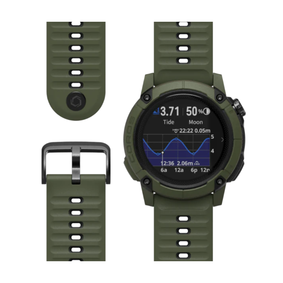 Coros Unisex Nomad Outdoor Adventure Watch in Green AW25