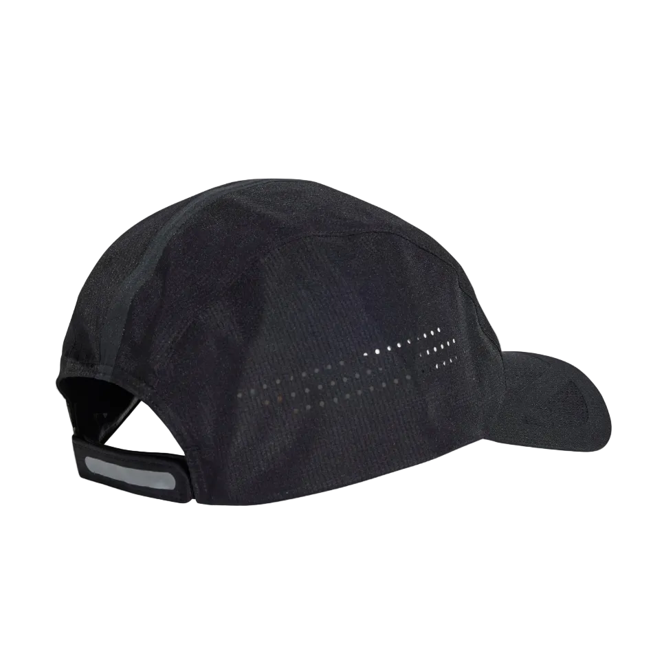 adidas Unisex Running x Adizero Lightweight Climacool Cap in Black/Reflective Silver AW26