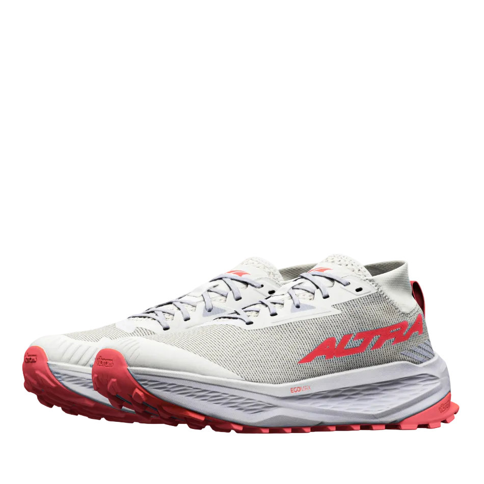 Altra Women's Olympus 275 HILO Trail Running Shoes in Vaporous Gray/Fiery Coral AW26