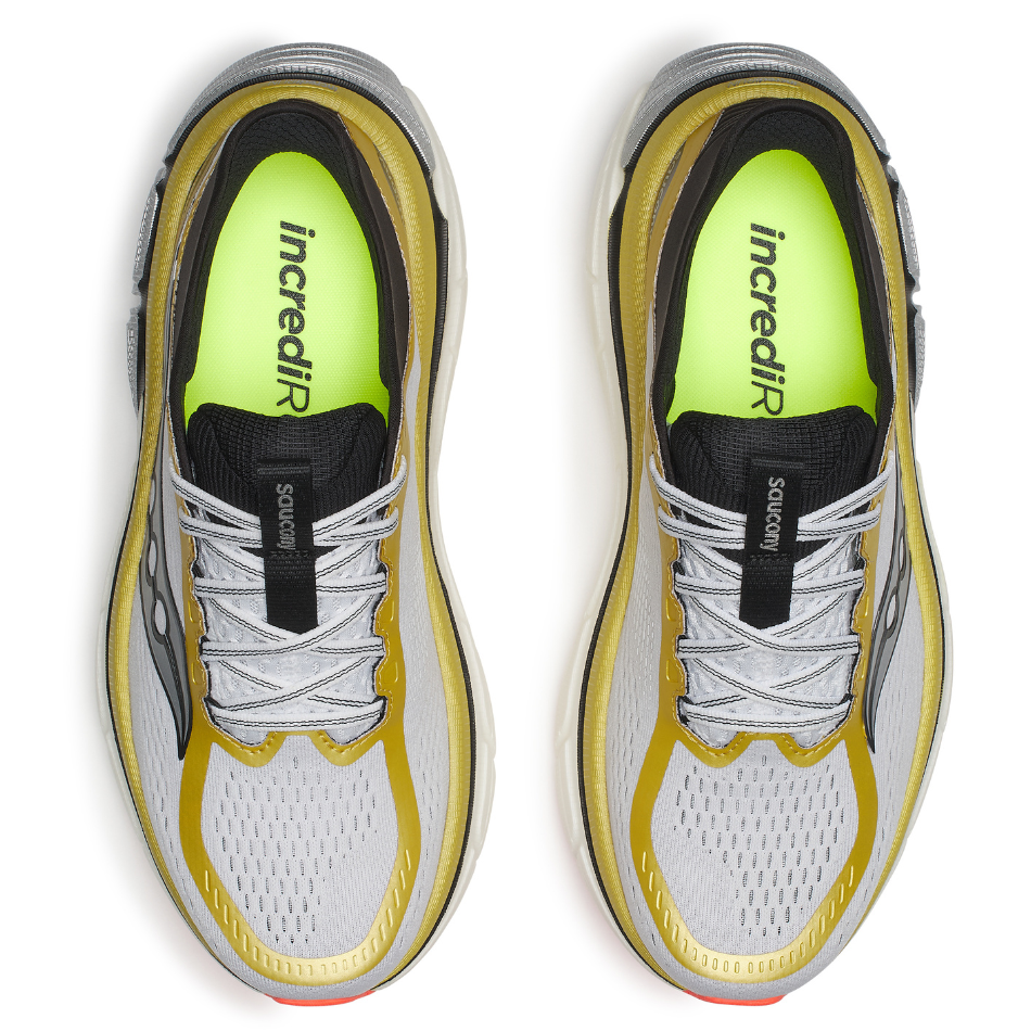Saucony Men's Paramount Max Running Shoes in Gold/Black AW26