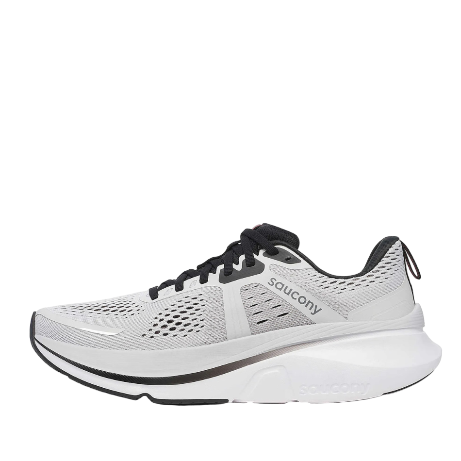 Saucony Men's Guide 18 Running Shoes in Cloud/Black SS25