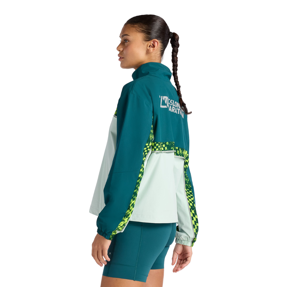 New Balance Women's London Edition Marathon Jacket in Cosmic Jade SS26