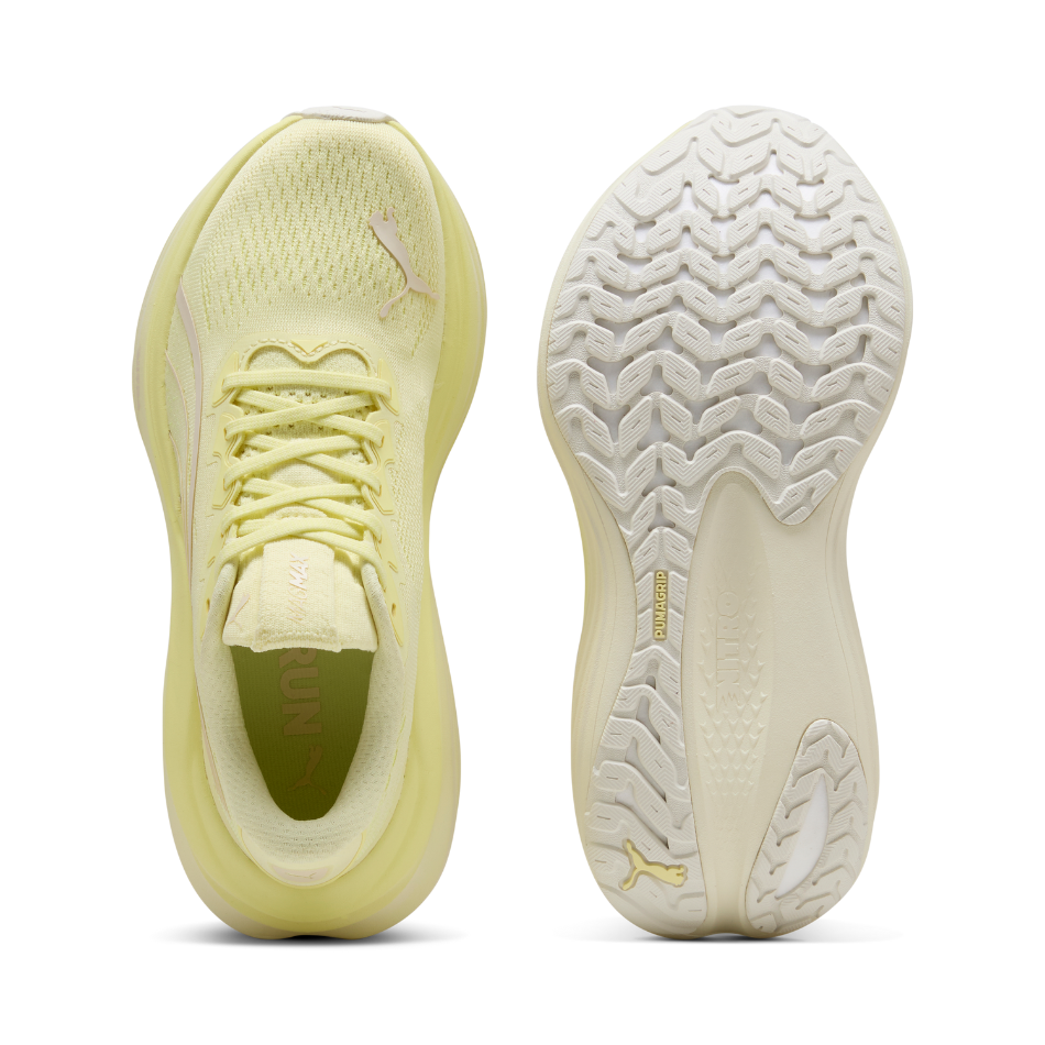 PUMA Women's MagMax NITRO Running Shoes in Gold Moon AW25 PUMA Women's MagMax NITRO Running Shoes in Gold Moon AW25