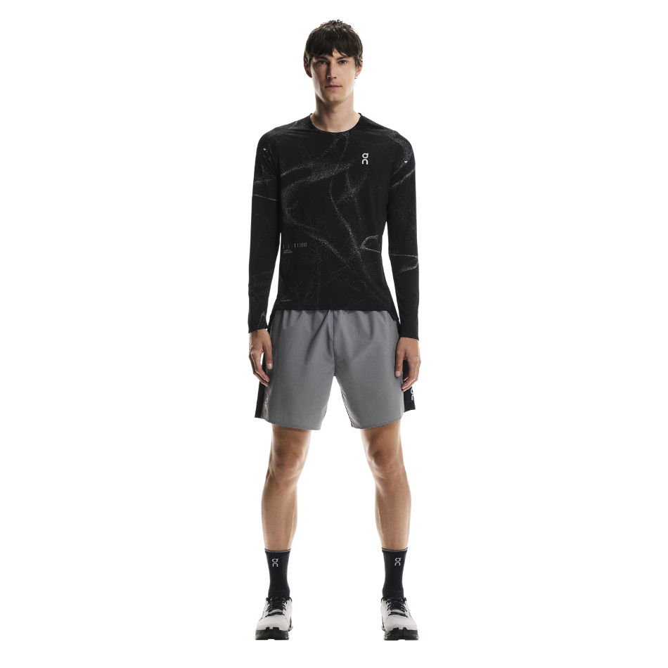 On Men's 7" Performance Shorts Lumos in Eclipse/Black AW25