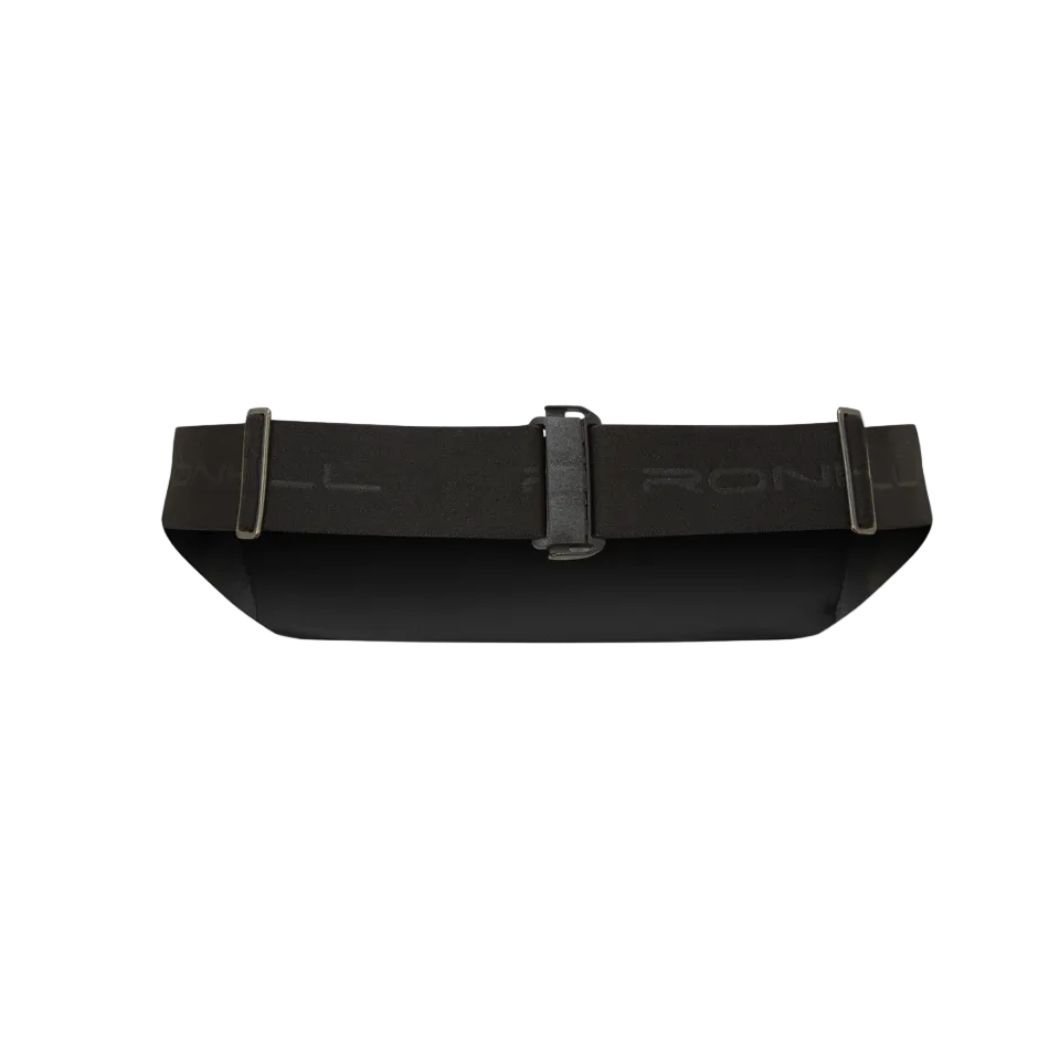 Ronhill Unisex Speed 90 Running Belt in Black/Ronhill Red SS26