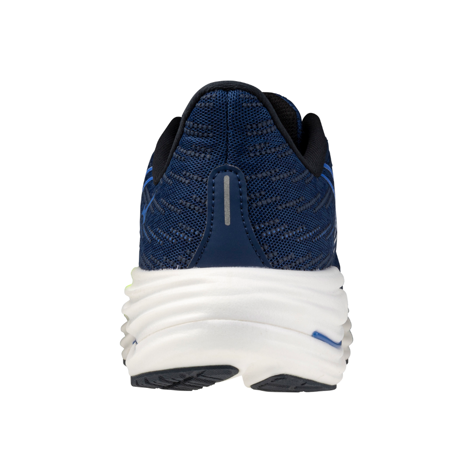 Mizuno Men's Wave Rider 29 Running Shoes in Estate Blue/White/Lightening Yellow SS26