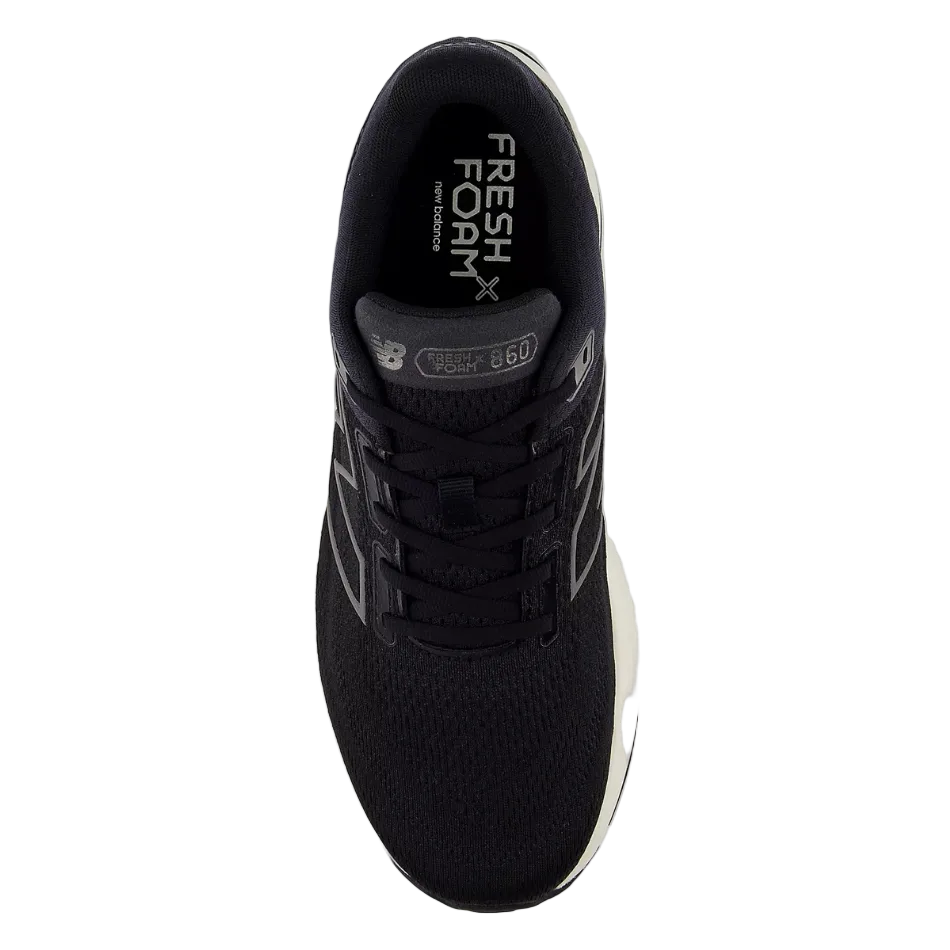 New Balance Men's 860 V14 Running Shoes in Black/Phantom/Sea Salt SS25