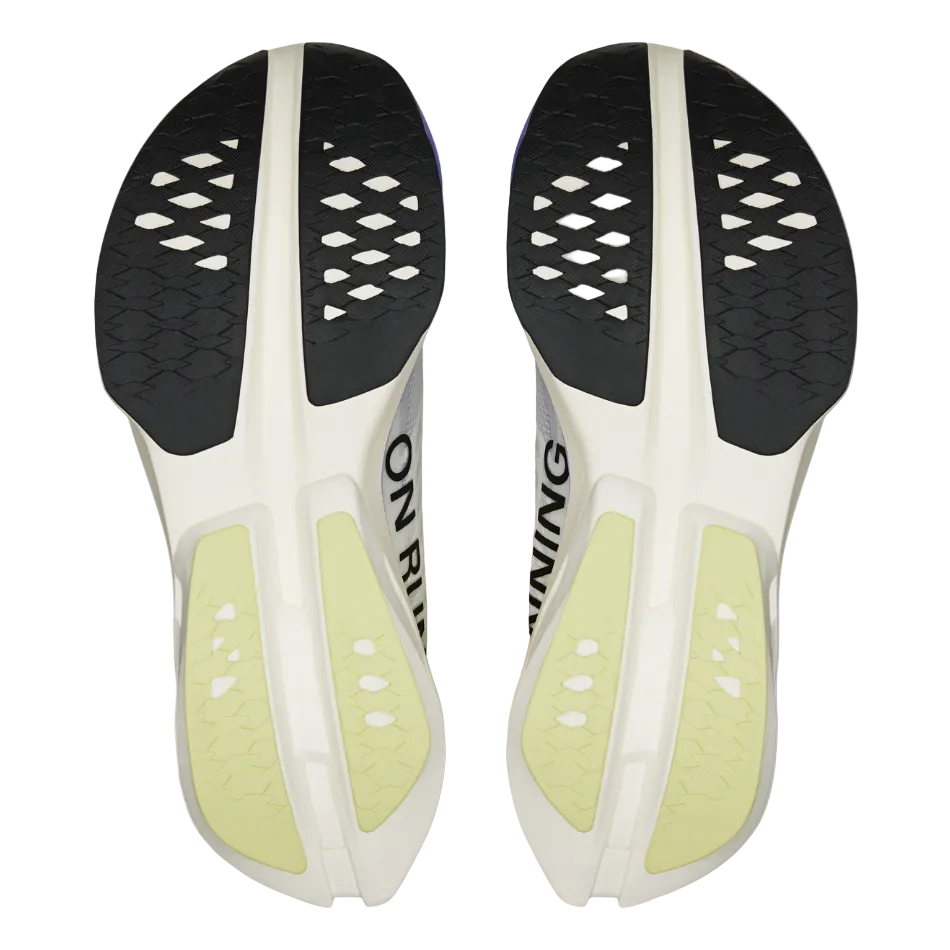 On Women's Cloudboom Strike Running Shoes in Juniper/Limelight SS26