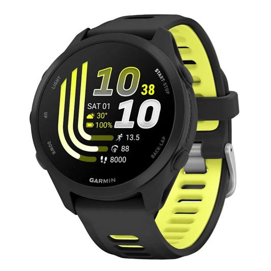 Garmin Unisex Forerunner 170 GPS Watch in Black with Black/Amp Yellow Band