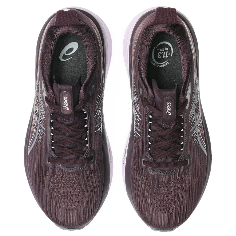 ASICS Women's GEL-KAYANO 33 Running Shoes in Dark Aubergine/Dahlia AW26
