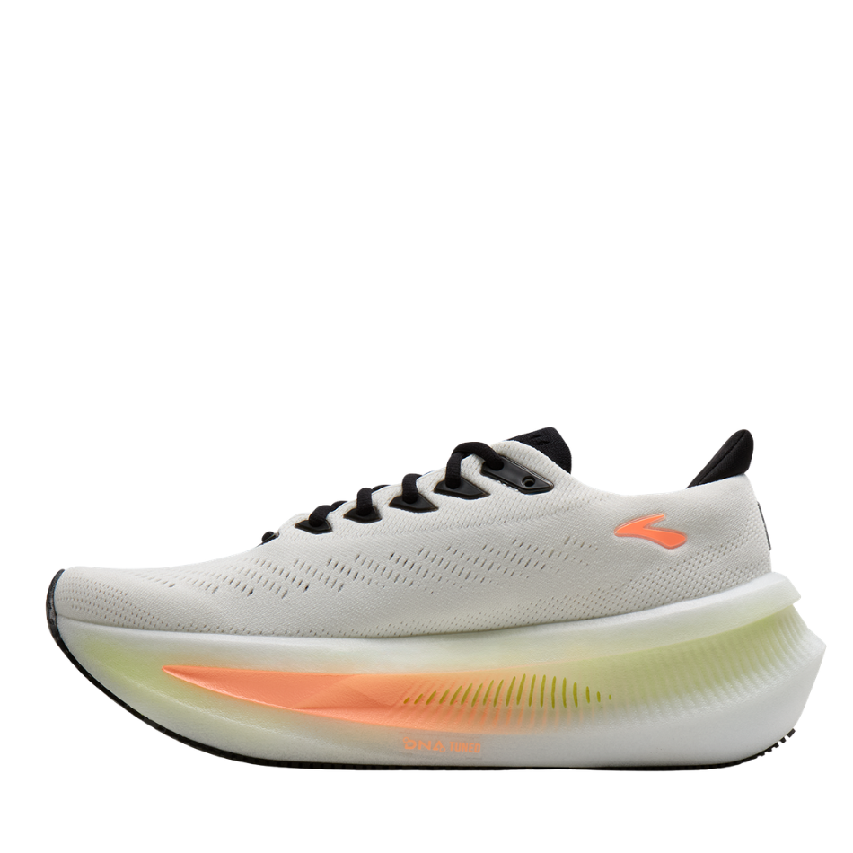 Brooks Women's Glycerin Max 2 Running Shoes in White/Cyber Yellow/Nightlife/SS26