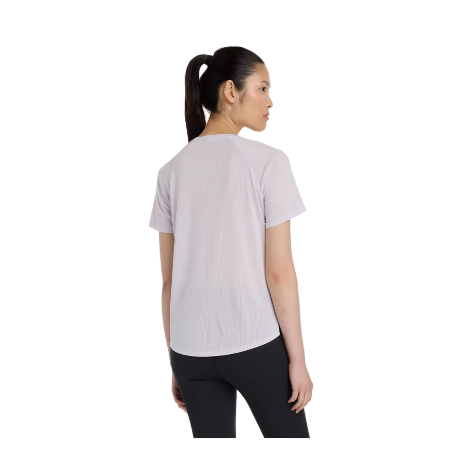 New Balance Women's Athletics T-Shirt in Taro Heather AW25