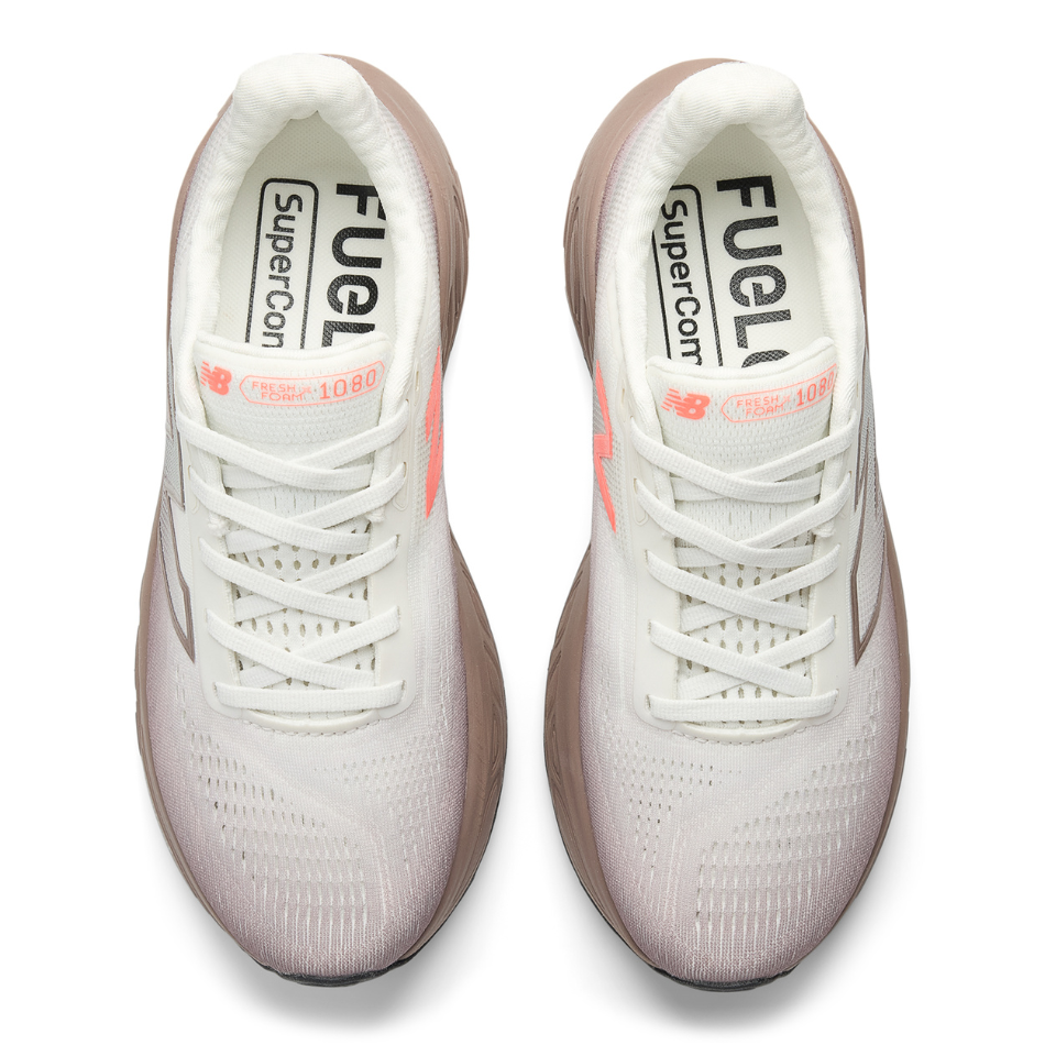 New Balance Women's 1080 v14 Running Shoes in Earth Shadow/Reflection/Urgent Red AW25