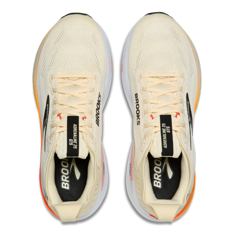 Brooks Men's Adrenaline GTS 25 Running Shoes in Rutabaga/Tigerlily/Orange AW26