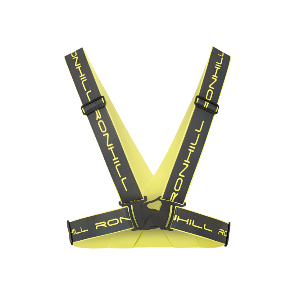 Ronhill Unisex Reflect Belt in Fluo Yellow/Reflect AW25