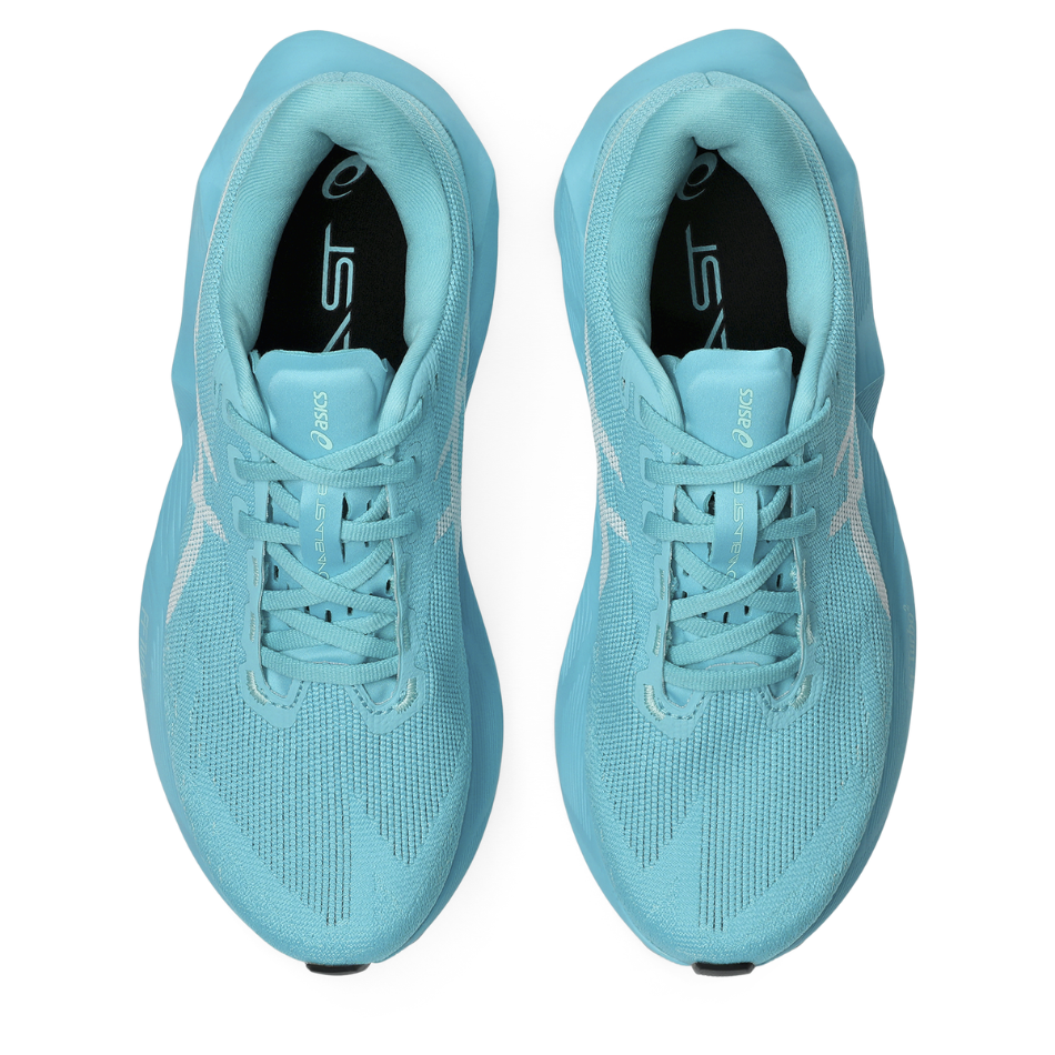 ASICS Women's NOVABLAST 6 Running Shoes in Energy Aqua/White AW26