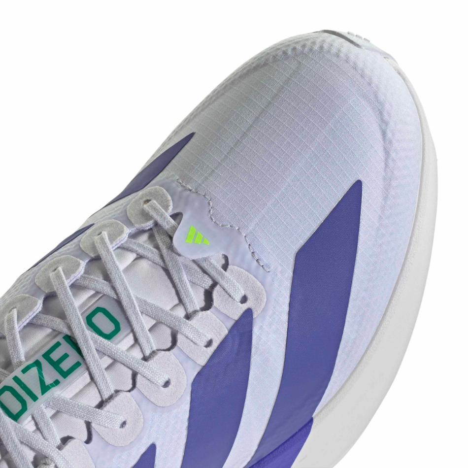 adidas Men's adizero Evo SL Woven Running Shoes in Frozen Purple/Solar Purple/Equipment Green AW26