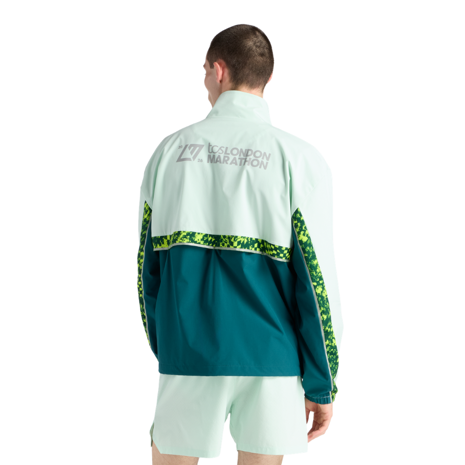 New Balance Men's London Edition Marathon Jacket in Medusa Green SS26