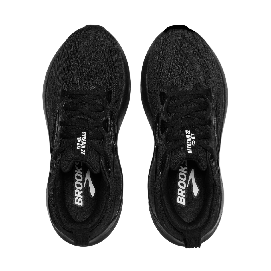 Brooks Men's Glycerin GTS 22 Running Shoes in Black/Black/Ebony AW25