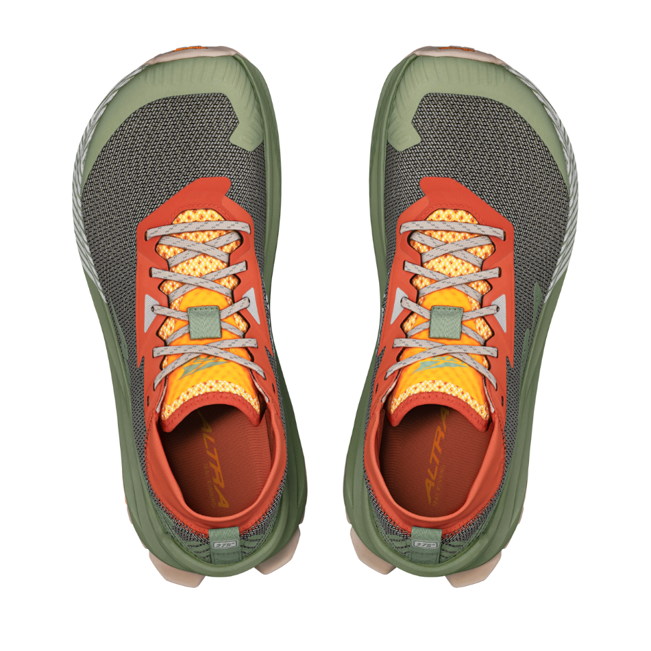 Altra Men's Olympus 275 Trail Running Shoes in Gray/Orange SS26