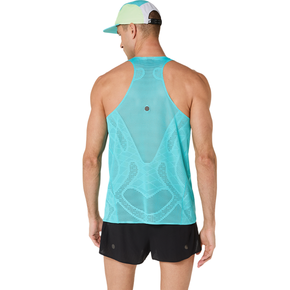 ASICS Men's METARUN SINGLET in Energy Aqua AW26