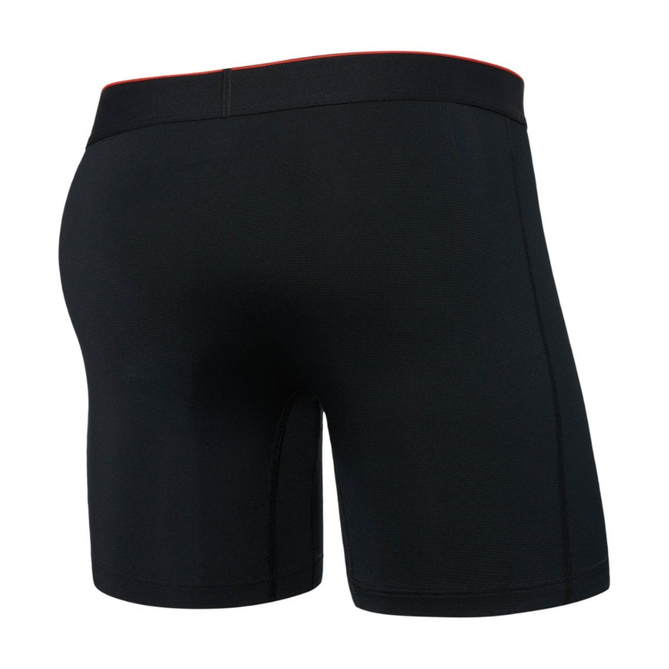SAXX Men's Multi-Sport Mesh Boxer Brief Fly in Black SS26